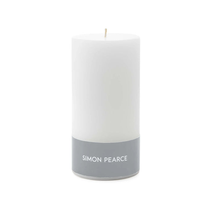 White Pillar Candle 3x6 Simon Pearce