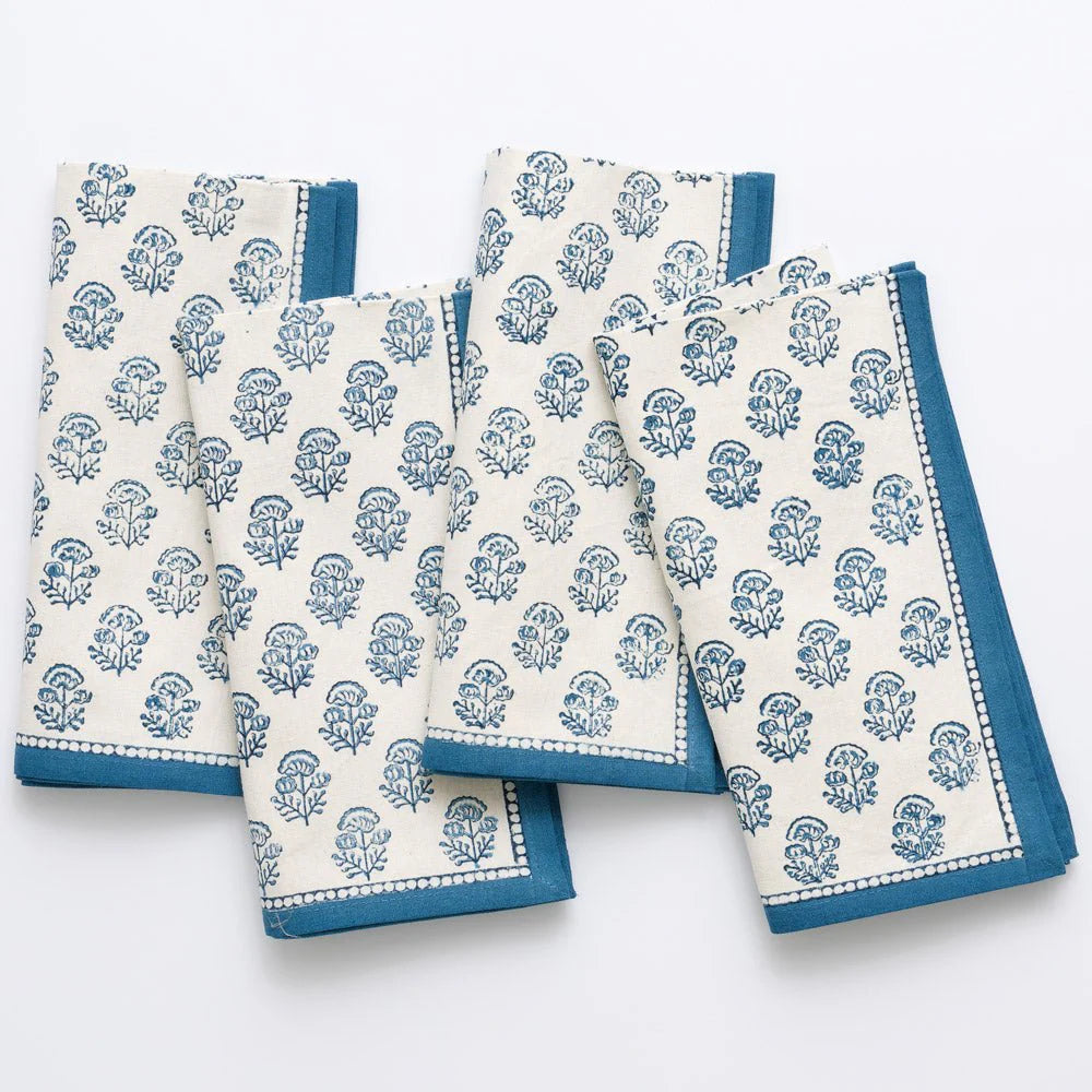 Anika Napkin Blue - Bain's Outdoor Living